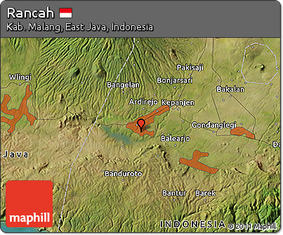 Satellite 3D Map of Rancah