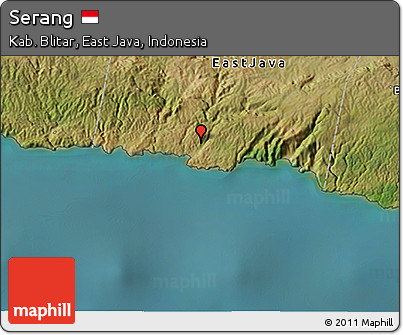 Satellite 3D Map of Serang