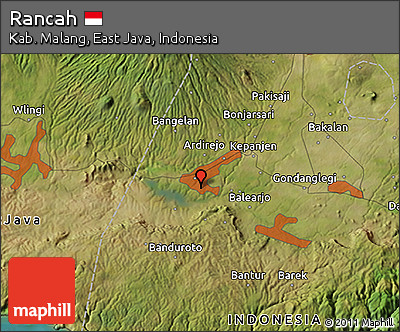 Satellite 3D Map of Rancah