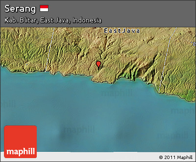 Satellite 3D Map of Serang
