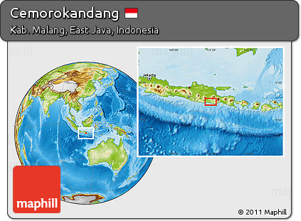Physical Location Map of Cemorokandang