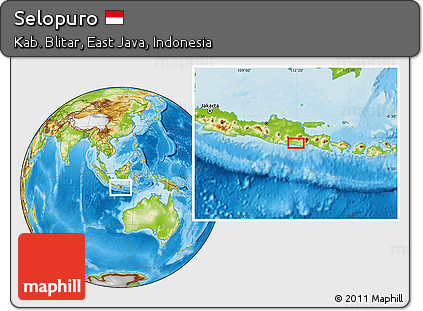 Physical Location Map of Selopuro
