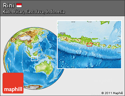 Physical Location Map of Rini