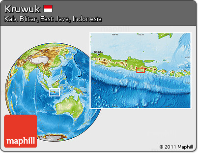 Physical Location Map of Kruwuk