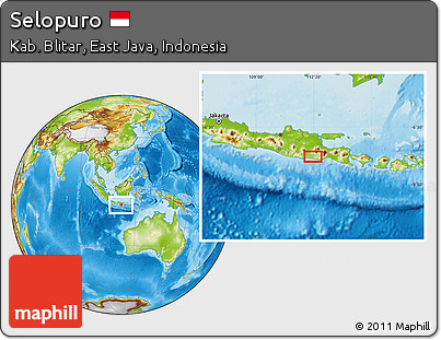 Physical Location Map of Selopuro
