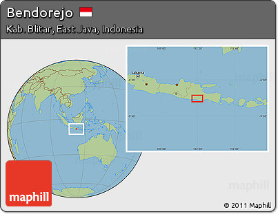 Savanna Style Location Map of Bendorejo