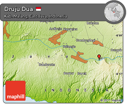 Physical Map of Druju Dua