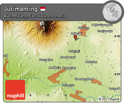 Physical Map of Jutimanting