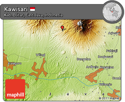 Physical Map of Kawisari