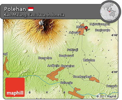 Physical Map of Polehan