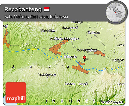 Physical Map of Recobanteng