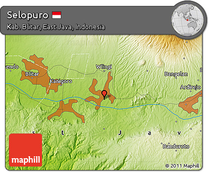 Physical Map of Selopuro