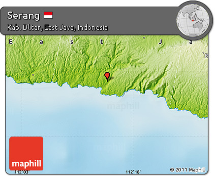 Physical Map of Serang