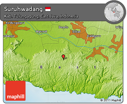 Physical Map of Suruhwadang