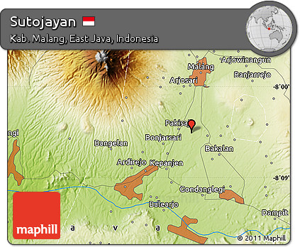 Physical Map of Sutojayan