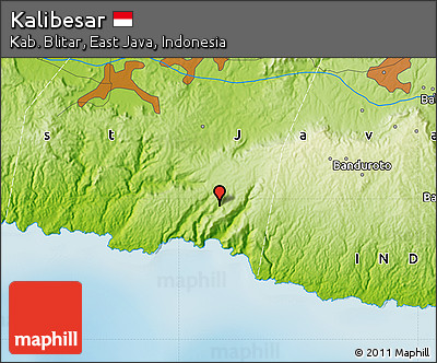 Physical Map of Kalibesar
