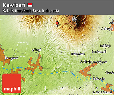 Physical Map of Kawisari
