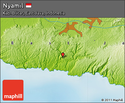 Physical Map of Nyamil
