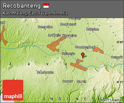 Physical Map of Recobanteng