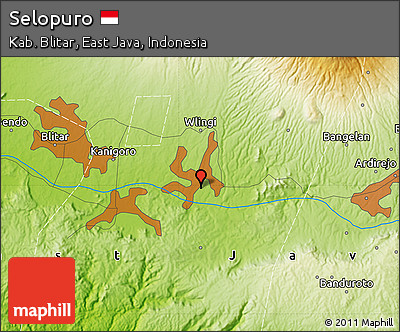 Physical Map of Selopuro