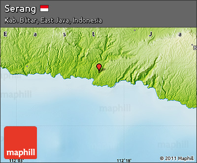 Physical Map of Serang