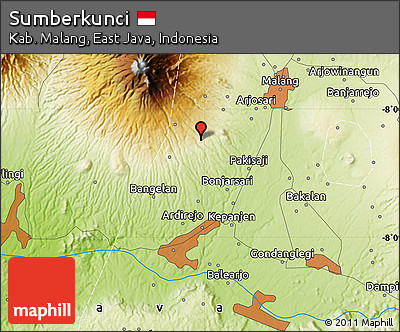 Physical Map of Sumberkunci