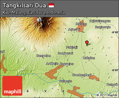 Physical Map of Tangkilsari Dua