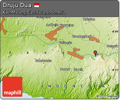 Physical Map of Druju Dua
