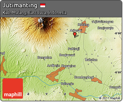 Physical Map of Jutimanting