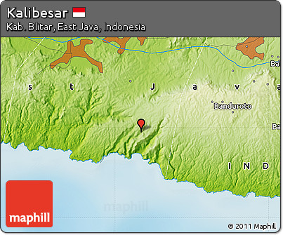 Physical Map of Kalibesar