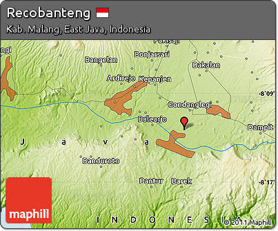 Physical Map of Recobanteng
