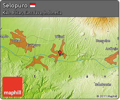 Physical Map of Selopuro