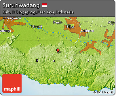 Physical Map of Suruhwadang