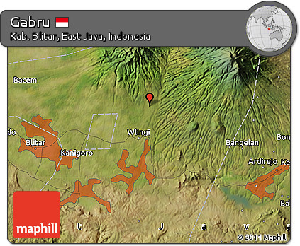 Satellite Map of Gabru