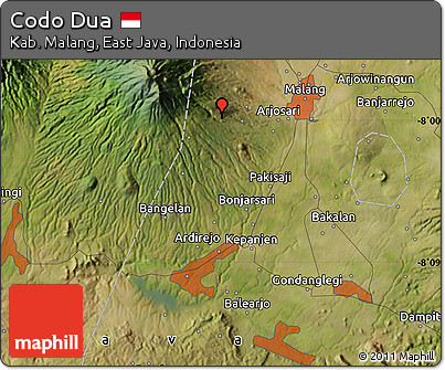 Satellite Map of Codo Dua