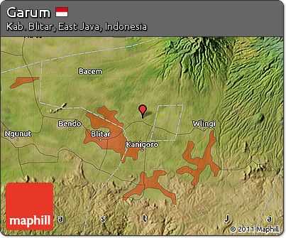 Satellite Map of Garum
