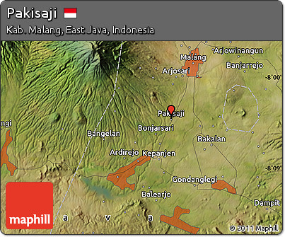 Satellite Map of Pakisaji
