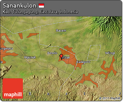 Satellite Map of Sanankulon