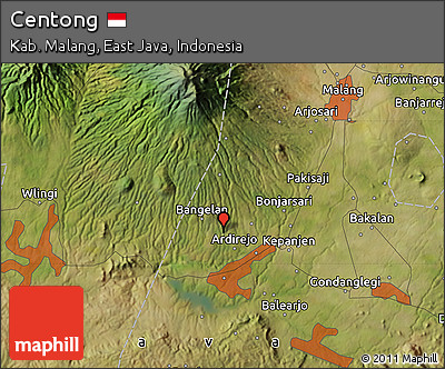 Satellite Map of Centong