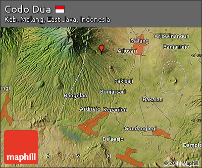 Satellite Map of Codo Dua