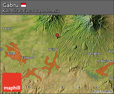 Satellite Map of Gabru