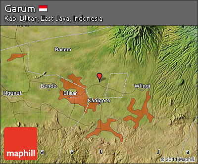 Satellite Map of Garum