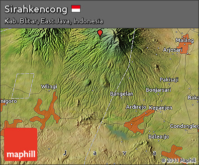Satellite Map of Sirahkencong