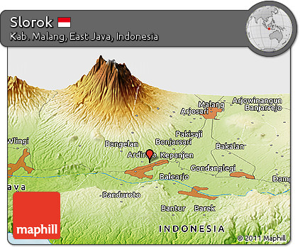 Physical Panoramic Map of Slorok