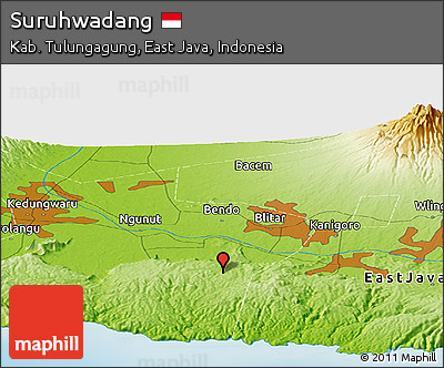 Physical Panoramic Map of Suruhwadang