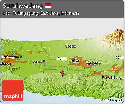 Physical Panoramic Map of Suruhwadang