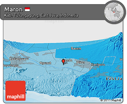 Political Panoramic Map of Maron