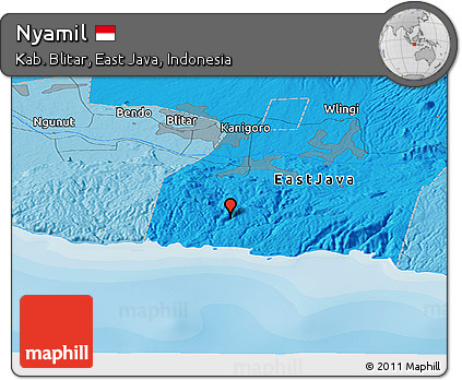 Political Panoramic Map of Nyamil