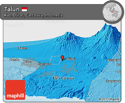 Political Panoramic Map of Talun