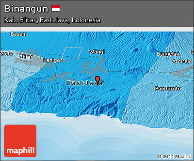 Political Panoramic Map of Binangun
